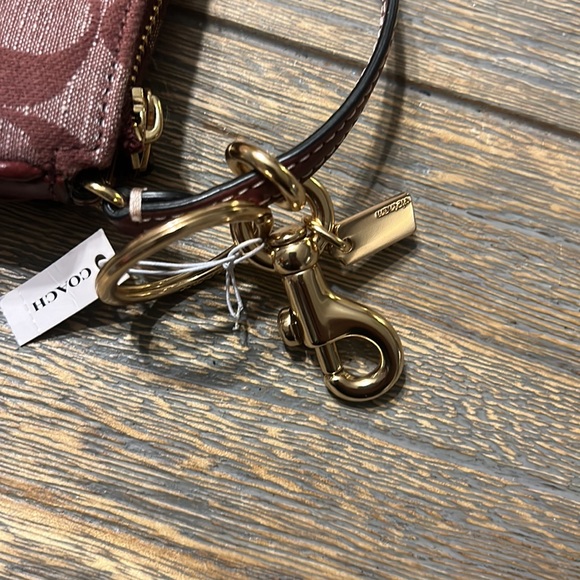 NWT Coach Bag Charm /Keychain Brown - Picture 5 of 9